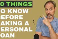What Should I Know Before Taking A Personal Loan What Should I Know Before Taking A Personal Loan