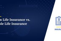 What is the difference between term and whole life insurance? What is the difference between term and whole life insurance?